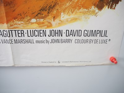 Lot 138 - WALKABOUT (1971) UK Quad film poster featuring...