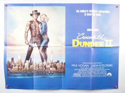 Lot 153 - A group of movie posters comprising CROCODILE...