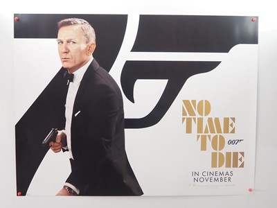 Lot 183 - JAMES BOND: NO TIME TO DIE (2021) UK Quad film...