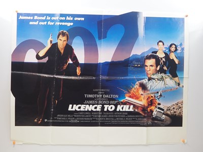 Lot 196 - LICENCE TO KILL (1989) - UK Quad - The first...