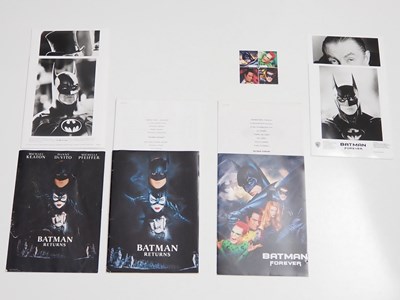 Lot 199 - A pair of promotional leaflets for BATMAN...