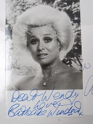 Lot 21 - A large collection of autographed photographs...