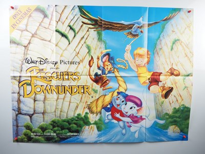 Lot 219 - WALT DISNEY - A group of UK Quad film posters...