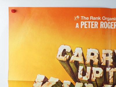 Lot 22 - CARRY ON UP THE KHYBER (1968) UK one sheet...