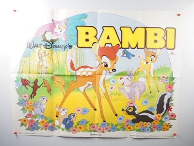 Lot 222 - WALT DISNEY - BAMBI (1985 release) - A UK quad...