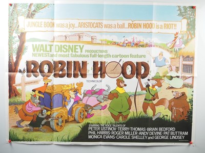 Lot 228 - WALT DISNEY - ROBIN HOOD - A group of UK Quad...