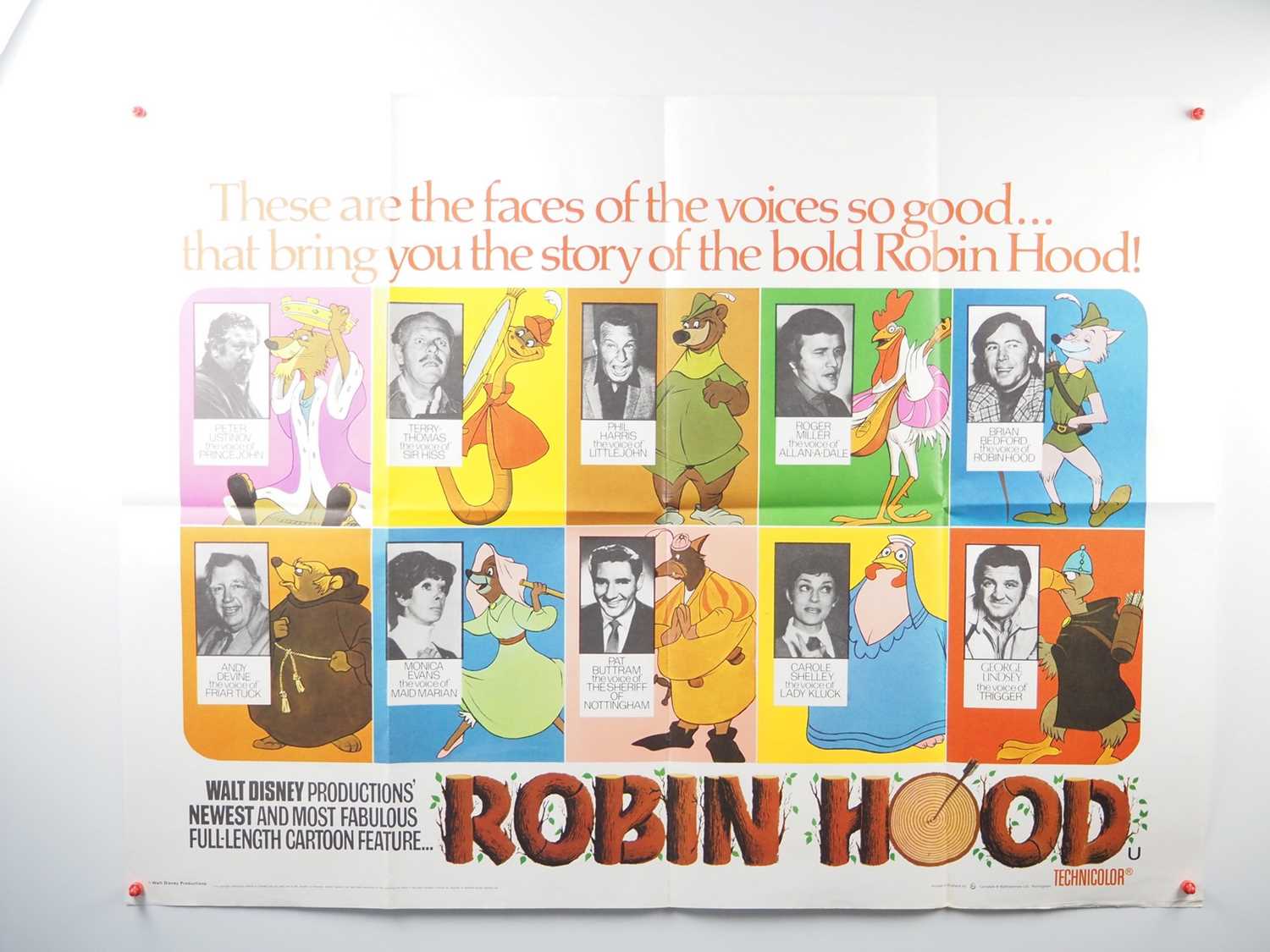 Lot 228 - WALT DISNEY - ROBIN HOOD - A group of UK