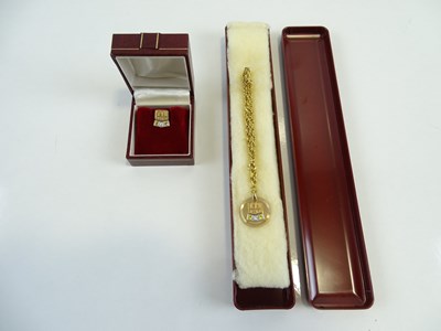 Lot 295 - A pair of MCDONALDS jewellery items - 'Solid...