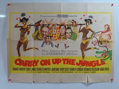 Lot 24 - CARRY ON UP THE JUNGLE (1970) - A UK Quad film...
