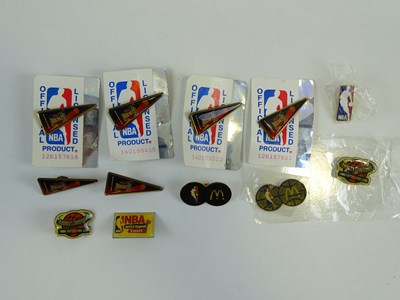 Lot 296 - A group of mixed MCDONALDS NBA promotional...