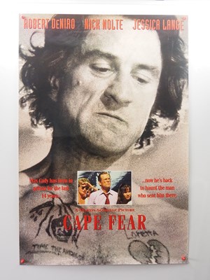 Lot 251 - CAPE FEAR (1991) - Two Style B one sheet film...