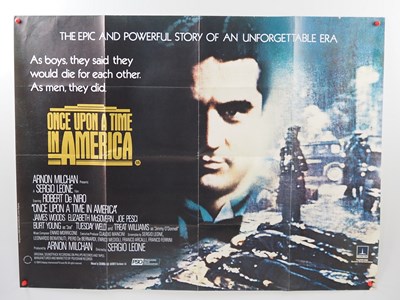 Lot 259 - ONCE UPON A TIME IN AMERICA (1984) - UK Quad...