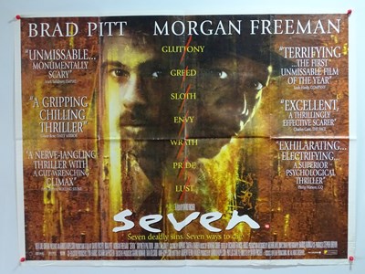 Lot 262 - SEVEN (1995) - A UK Quad movie poster - folded