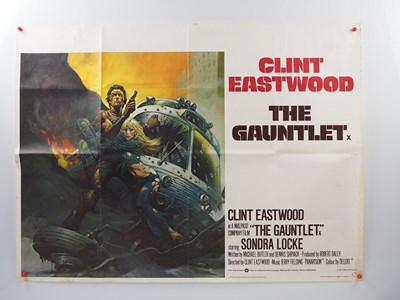 Lot 264 - THE GAUNTLET (1977) - A UK Quad for the Clint...