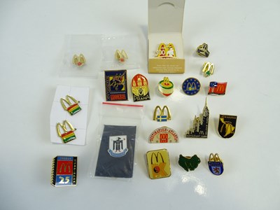 Lot 298 - A mixed group of international MCDONALDS pins...