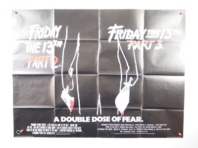 Lot 272 - A pair of UK Quad film posters FRIDAY THE 13TH...