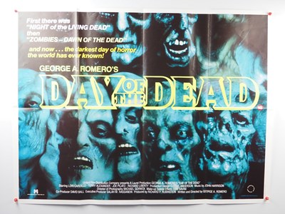 Lot 276 - DAY OF THE DEAD (1985) - UK Quad film poster -...