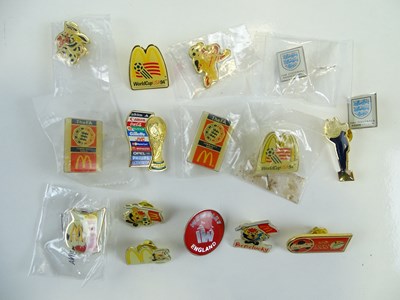 Lot 299 - A mixed group of MCDONALDS football pins...