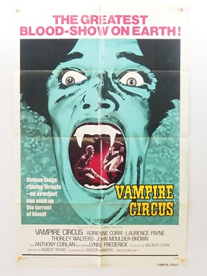 Lot 294 - VAMPIRE CIRCUS (1972) US one sheet movie poster