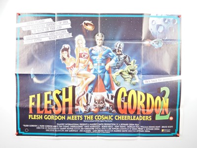 Lot 326 - A pair of UK Quad movie posters FLESH GORDON 2...