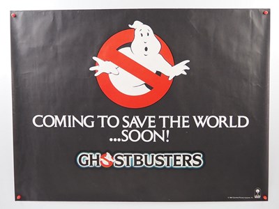 Lot 332 - GHOSTBUSTERS (1984) - UK Advance design Quad...