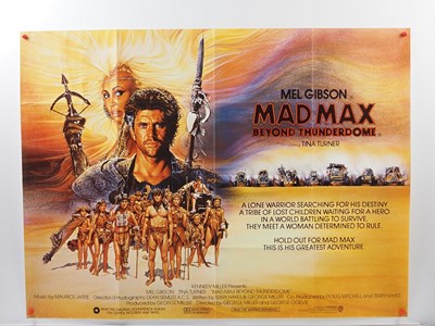Lot 339 - MAD MAX BEYOND THUNDERDOME (1985) - A UK Quad...