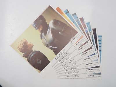 Lot 341 - ROBOCOP (1987) complete set of 8 US lobby...