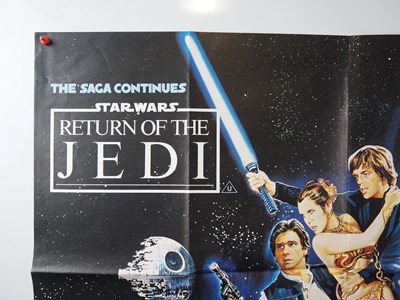 Lot 352 - STAR WARS RETURN OF THE JEDI (1983) - UK Quad...