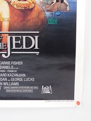 Lot 361 - STAR WARS: RETURN OF THE JEDI (1983) Style B...