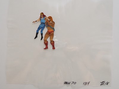 Lot 373 - A selection of HE-MAN animation cels and...