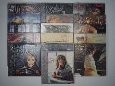 Lot 409 - ELAINE PAIGE - 9 vinyl LPs to include STAGES...