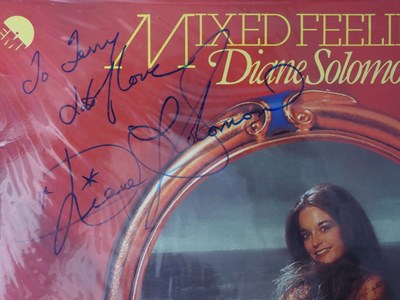 Lot 411 - Eurovision signers DIANE SOLOMON - 5 vinyl LPs...