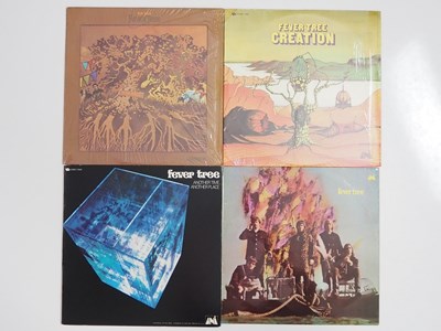 Lot 412 - FEVER TREE - A group of vinyl LPs comprising...