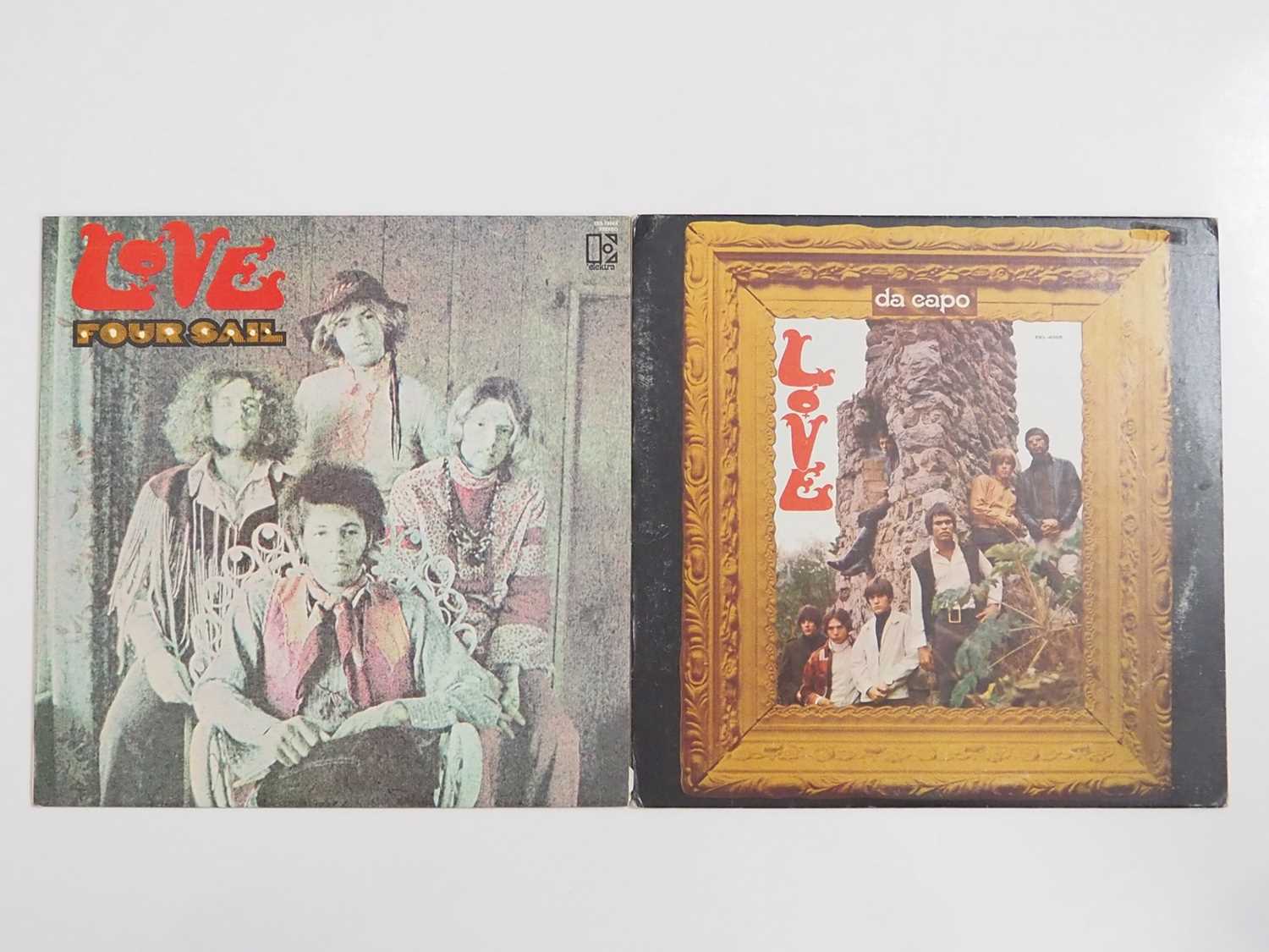 Lot - LOVE - A pair of vinyl LPs comprising DA