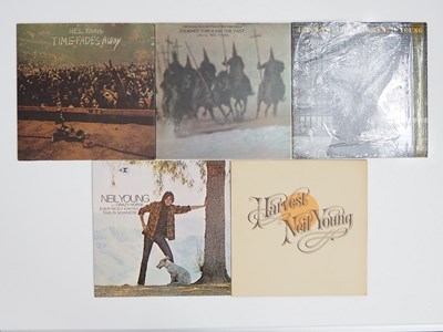 Lot 429 - NEIL YOUNG - A group of vinyl LPs comprising...