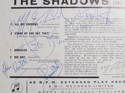 Lot 447 - CLIFF RICHARD: THE SHADOWS - A group of five...