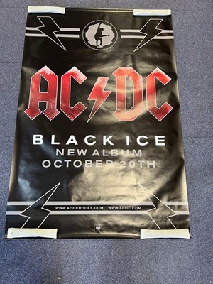 Lot 457 - AC/DC - BLACK ICE (2008) - A 60x40 advertising...