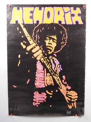 Lot 461 - JIMI HENDRIX - A 1994 commercial poster by...