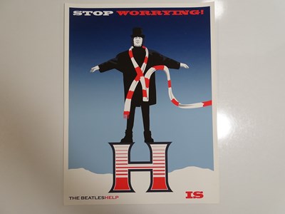 Lot 464 - THE BEATLES - Set of 4 prints by Tom Whalen -...