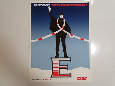 Lot 464 - THE BEATLES - Set of 4 prints by Tom Whalen -...