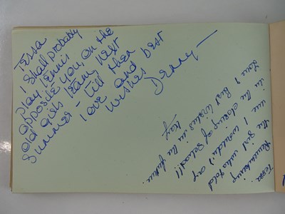Lot 39 - A vintage autograph book containing a NOEL...