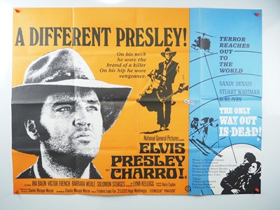 Lot 483 - ELVIS PRESLEY 'CHARRO!' (1969) - UK Quad...