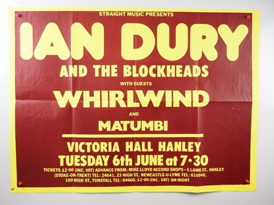 Lot 489 - IAN DURY AND THE BLOCKHEADS (1978) - A UK Quad...