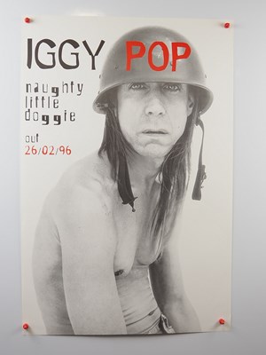 Lot 490 - IGGY POP - A promotional poster for 'Naughty...