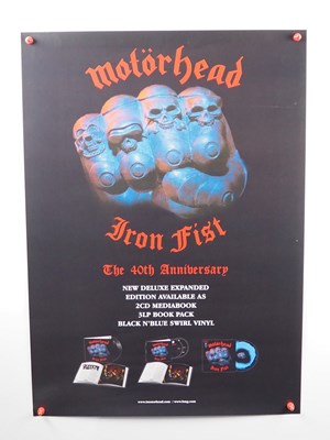 Lot 498 - MOTORHEAD - A pair of 50x70 cm advertising...