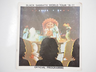 Lot 500 - BLACK SABBATH - Tour brochure from the...