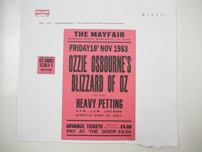 Lot 501 - OZZY OSBOURNE 'Bark at the Moon' Tour 1983/4 -...