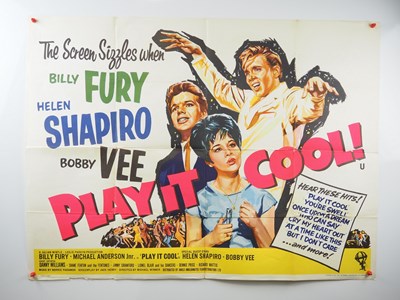 Lot 513 - PLAY IT COOL (1962) - A UK quad film poster...