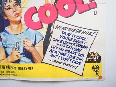 Lot 513 - PLAY IT COOL (1962) - A UK quad film poster...