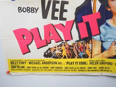 Lot 513 - PLAY IT COOL (1962) - A UK quad film poster...